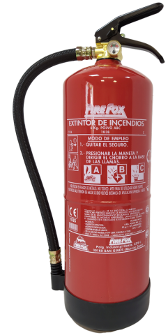 Extintor de polvo PG-6 ABC NP L1-FA Extintor de polvo PG-6 ABC NP L1-FA