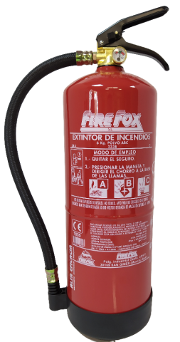 Extintor de polvo PG-6 ABC NP L1-FAE Extintor de polvo PG-6 ABC NP L1-FAE