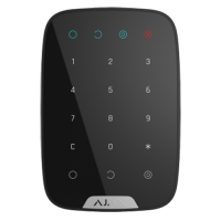 Teclado inalámbrico negro