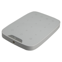 Teclado inalámbrico blanco